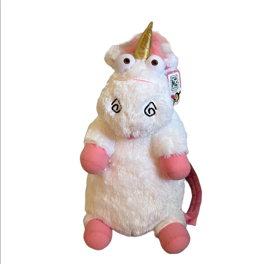 NWT DESPICABLE ME UNICORN PLUSH BACKPACK